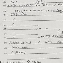 Eastern questionnaire, answ...