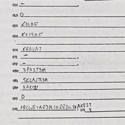 Eastern questionnaire, answ...