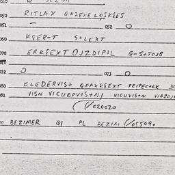 Eastern questionnaire, answ...