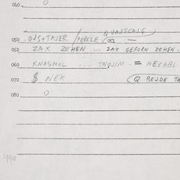 Eastern questionnaire, answ...