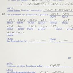 Western questionnaire, answ...