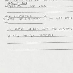 Eastern questionnaire, answ...