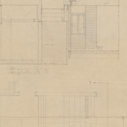 Stairwell section, plan