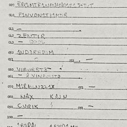 Eastern questionnaire, answ...