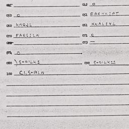 Eastern questionnaire, answ...