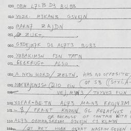 Eastern questionnaire, answ...