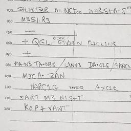 Eastern questionnaire, answ...