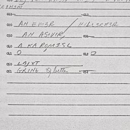 Eastern questionnaire, answ...