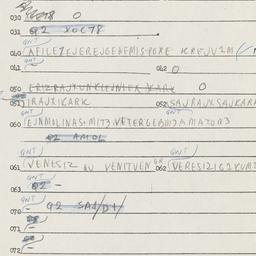 Eastern questionnaire, answ...