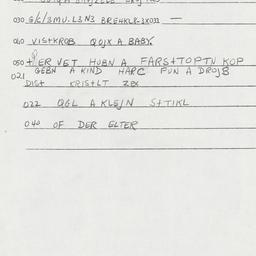 Eastern questionnaire, answ...