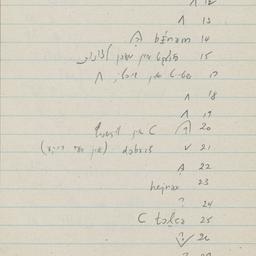Eastern questionnaire, blue...