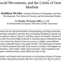 Announcements, 2002-10-28. ...