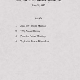 Agenda Committee