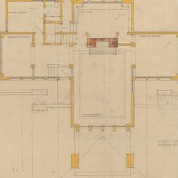 First floor plan, scheme E