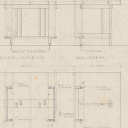 Dining, end table plans, el...