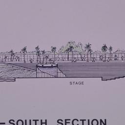 North-South Section, detail.