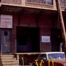 Exterior view, loading dock.
