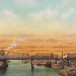 Elevated R. R. Bridge, New ...