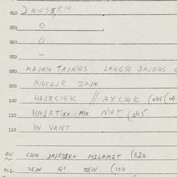 Eastern questionnaire, answ...