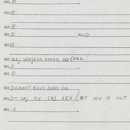 Eastern questionnaire, answ...