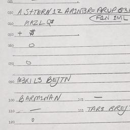 Eastern questionnaire, answ...