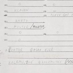Eastern questionnaire, answ...