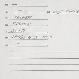 Eastern questionnaire, answ...