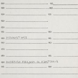Eastern questionnaire, answ...