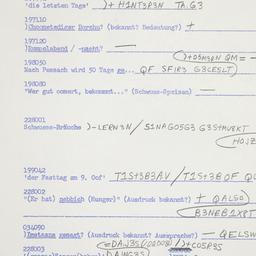 Western questionnaire, answ...