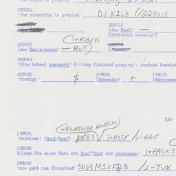 Western questionnaire, answ...