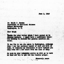 Letter from Samuel A. Stouf...