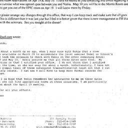 Correspondence, 2004-04-14....