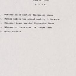 Agenda Committee
