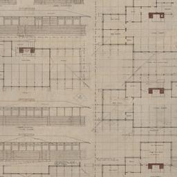 Main floor plans, exterior ...