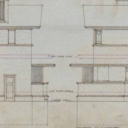 Rear, front elevations
