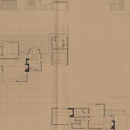 First, second floor plans a...