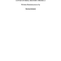 COVID-19 pandemic chronicle...