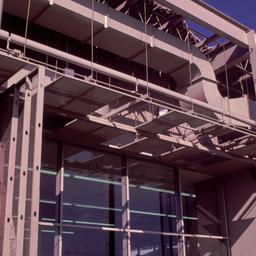 Exterior view, detail of du...