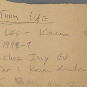 Ted Conant's notes and ...