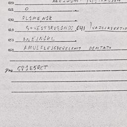 Eastern questionnaire, answ...