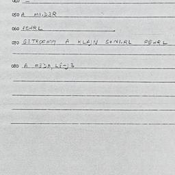 Eastern questionnaire, answ...
