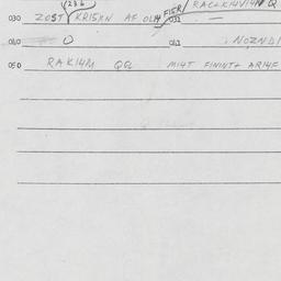 Eastern questionnaire, answ...
