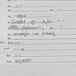 Eastern questionnaire, answ...