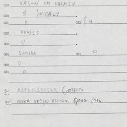 Eastern questionnaire, answ...