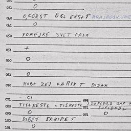 Eastern questionnaire, answ...