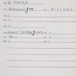 Eastern questionnaire, answ...