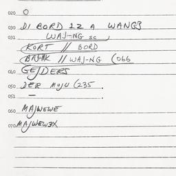 Eastern questionnaire, answ...