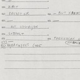 Eastern questionnaire, answ...