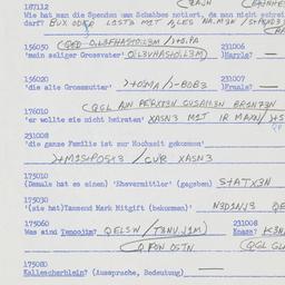 Western questionnaire, answ...