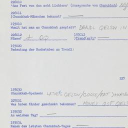 Western questionnaire, answ...